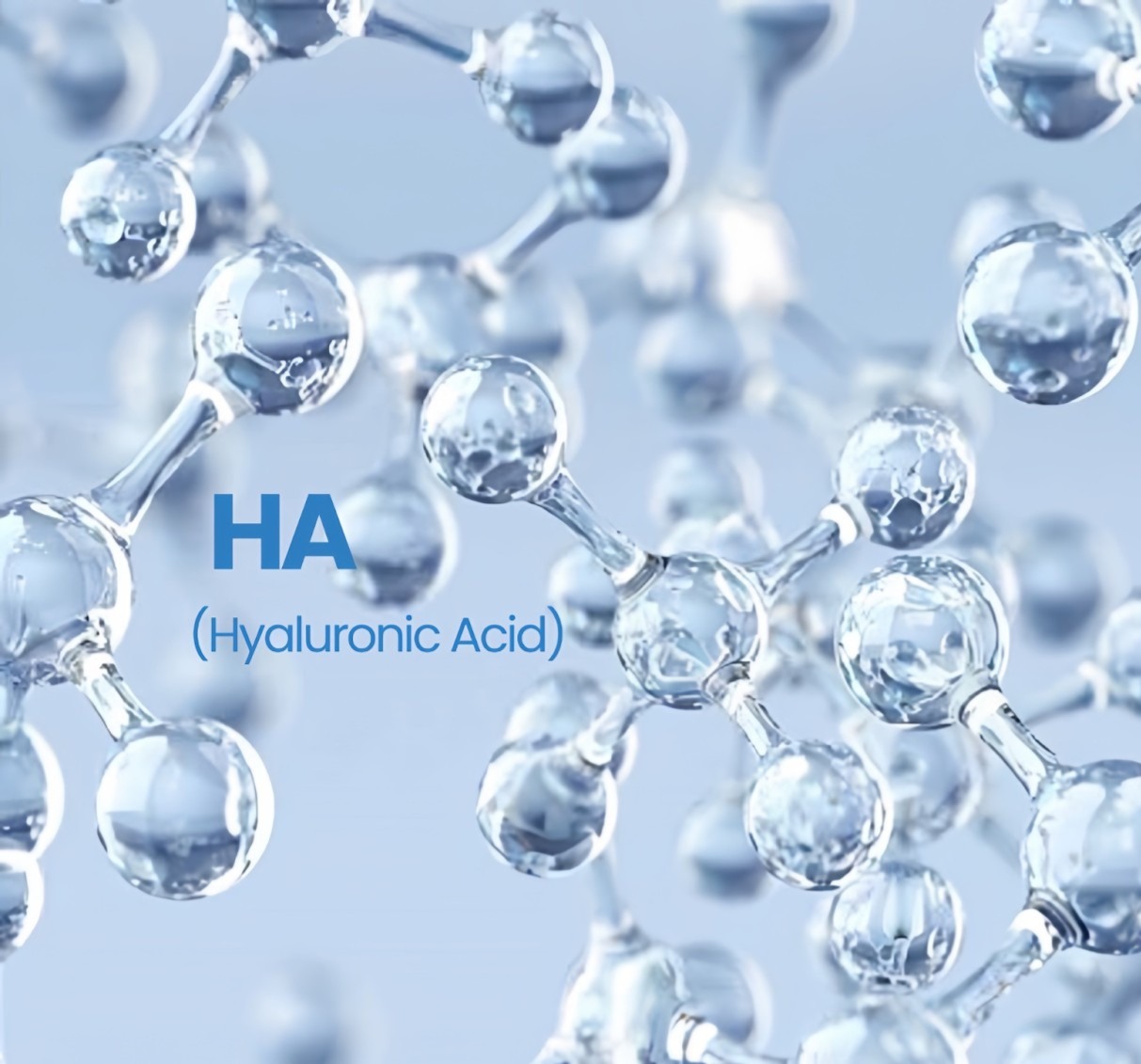 Multi-Weight Hyaluronic Acid molecule for deep skin hydration